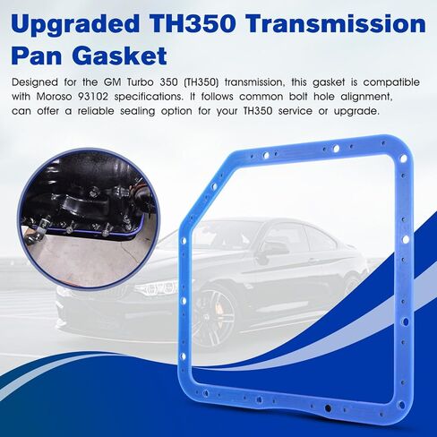93102 حشية وعاء زيت ناقل الحركة مناسبة لحشية وعاء ناقل الحركة الأوتوماتيكي GM Turbo 350 Th350، حشوات فولاذية داخلية ومطاط عالي الصلابة in Saudi Arabia