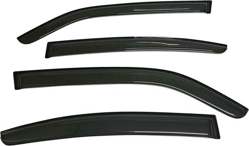 Smoke Tinted Window Visors Vent Sun Shade Rain Wind Guards Compatible with Dodge Charger 2006-2010 in Kuwait