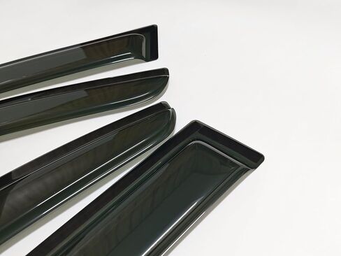 Smoke Tinted Window Visors Vent Sun Shade Rain Wind Guards Compatible with Dodge Charger 2006-2010 in Kuwait