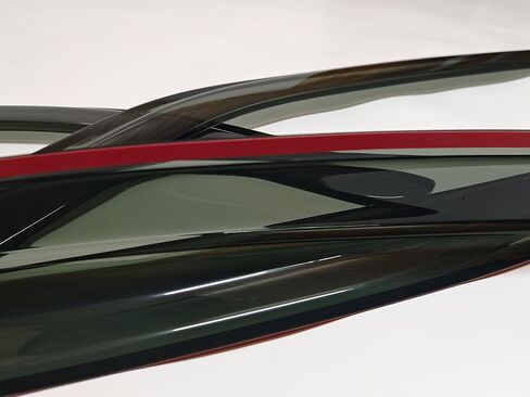 Smoke Tinted Window Visors Vent Sun Shade Rain Wind Guards Compatible with Dodge Charger 2006-2010 in Kuwait