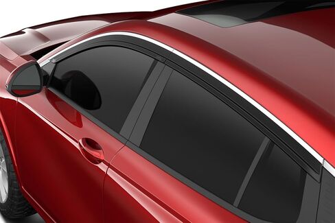 Husky Liners Low Profile Ventvisors/Rain Guards | Fits 2024-2025 Buick Envista, 4 pcs. | Smoke w/Chrome Trim - 2884064 in Saudi Arabia