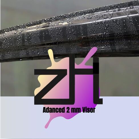 غزال أبيض يناسب Ford Focus 2012 2013 2014 2015 2016 2017 2018 حاجب نافذة دخان آمن، حاجب تهوية للشمس والمطر، حاجب نافذة جانبي، 4 قطع، سميك 2 مم in Kuwait