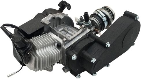 High Performance 50cc 49cc 2 Stroke Pull Start Engine Motor + Gear Box for Mini Moto Dirt Bike Quad Scooter Pocket Bike in Saudi Arabia