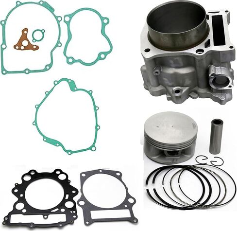 Compatible with yamaha 700cc Engine Cylinder Piston Top End Rebuild Kit for Bennche Bighorn Hisun HS700 ATV UTV 4 inch Bore ynh686 Raptor 660R Grizzly 660 in Kuwait
