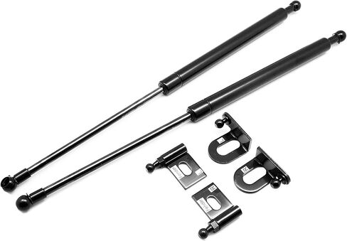 Autobahn88 Hood Lift Support Kit with Gas Struts and Brackets, Compatible with 1997-2001 Honda Prelude BB5 BB9 H22 (Matt Black) in Saudi Arabia