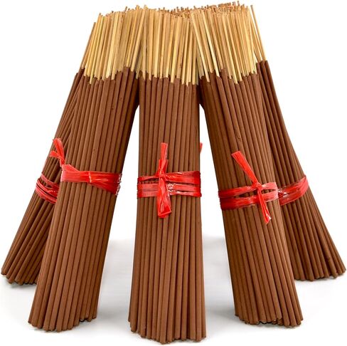 1000 Unscented Incense Sticks 7" Short Bulk - 100% Natural Joss and Bamboo Punk Small Blanks - Great for DIY Aromatherapy Incense Making. in Saudi Arabia