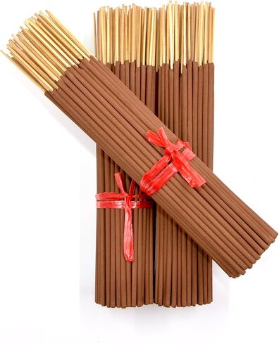 1000 Unscented Incense Sticks 7" Short Bulk - 100% Natural Joss and Bamboo Punk Small Blanks - Great for DIY Aromatherapy Incense Making. in Saudi Arabia