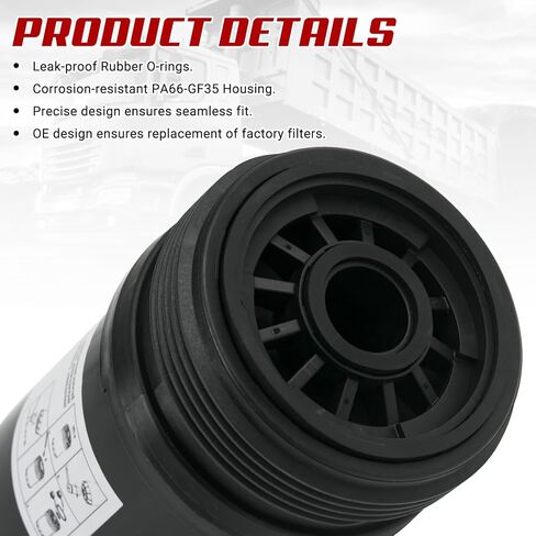 فلتر الوقود PTNHZ FF63009 10 ميكرون متوافق مع محركات الديزل 13-20 Cummins B- & L- Series 5303743 FF63054NN FF63008 (3 عبوات) in Saudi Arabia