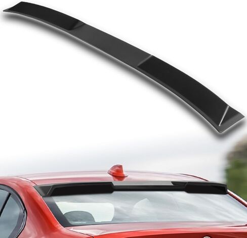 Q1-TECH, Rear Window Roof Spoiler Compatible with BMW 3-Series G20 / G80 / M3 320i 330e 330i M340i Sedan Only 2019-2024, Rear Window Roof Visor Spoiler Wing, ABS (Painted Carbon) in Saudi Arabia