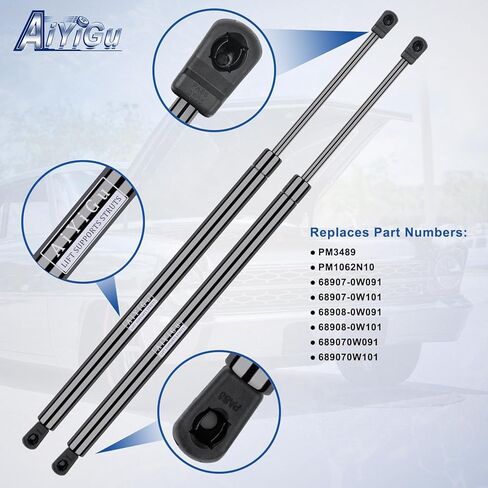 PM3489 Rear Hatch Shocks Struts Lift gate Supports Gas Springs Compatible with 2010-2024 Toyota 4Runner, Pack of 2 PCS,Replace PM1062N10 in Saudi Arabia