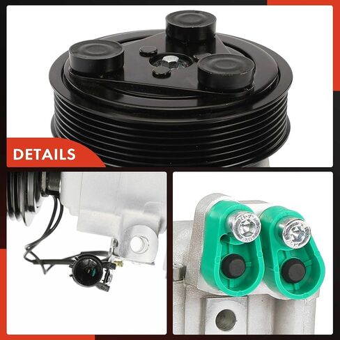 A-Premium Air Conditioner AC Compressor with Clutch Compatible with Hyundai Grand Starex H1 2006-2015 in Saudi Arabia