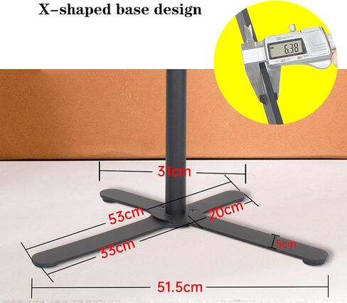 Arm Mount Floor-standing Monitor Stand 12"-27" Movable Single Monitor Stand Mount Height-adjustable Monitor Stand with Keyboard Bracket, Holds Up to 44lbs Monitor Stand - Monitor Arm ( Style : A ) in Saudi Arabia