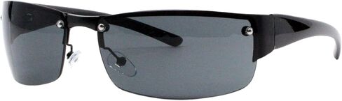 PASTL Half Rim Rimless Style Rectangular Sunglasses Unisex Classic Fashion UV 400 in Kuwait