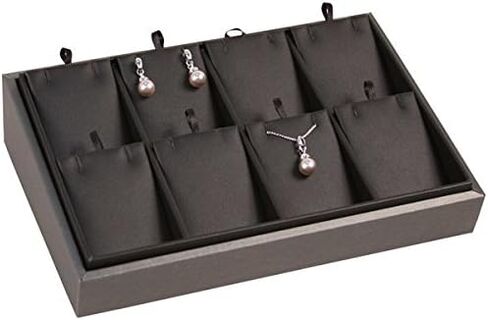Steel Grey Jewelry Pendant/Earring Tray ~ Holds 8 Pairs in Kuwait