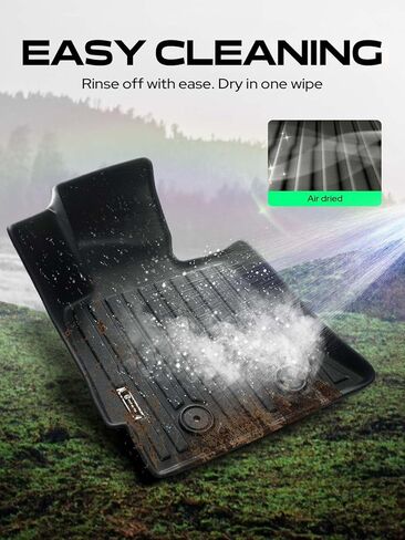 YHTAUTO Floor Mats Fit 2014-2019 Chevrolet Corvette, TPE All Weather Car Mats Waterproof Anti-Slip Odorless Floor Liner, Interior Accessories, 1st Row, Set of 2 in Saudi Arabia