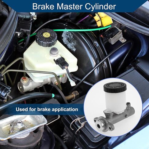 No.4601001G00/M39593 Brake Master Cylinder with Reservoir for Nissan D21 1886-1994 Hydraulic Master Cylinder Aluminum Alloy 1 Pc Silver Tone White in Saudi Arabia