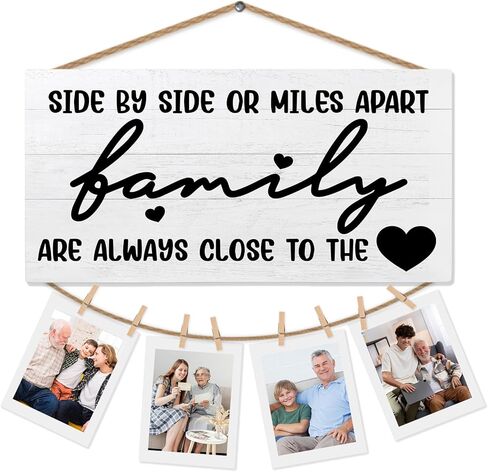 Babcia Picture Frame Photo Holder for Wall, Mother's Day Birthday Gifts for Grandma, Long Distance Gifts for Grandma Photo Hanging Display Picture Board for Wall Decor in Kuwait