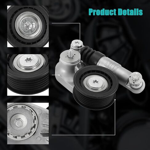 LR034128 Belt Tensioner Assembly with Pulley (2.0L L4) For Land Rover LR2 2013-2015,Discovery Sport 2015-2017,Range Rover Evoque 2012-2017 LR028880 39405 BJ326A228CA in Saudi Arabia
