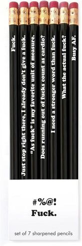 Snifty SPP7026 Fuck Carded Pencil, Set of 7 in Saudi Arabia