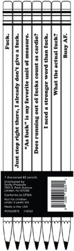 Snifty SPP7026 Fuck Carded Pencil, Set of 7 in Saudi Arabia