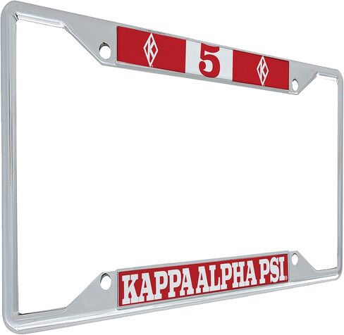 Desert Cactus Kappa Alpha Psi Car Accessories Kappas Nupes Metal License Plate Frame and Tag Holder for Front or Rear of Vehicle (#5 License Plate Frame) in Saudi Arabia