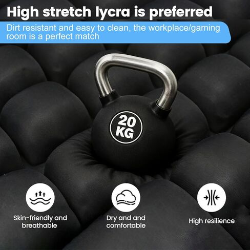 وسادة مقعد طائرة قابلة للنفخ للرحلات الطويلة، وسادة مقعد محمولة للسفر مع دعم مريح وتخفيف الضغط ووسادة هوائية ثلاثية الأبعاد - تناسب السيارة والكراسي المتحركة وكرسي المكتب، وتتضمن حقيبة تخزين (قطعة واحدة) in Kuwait