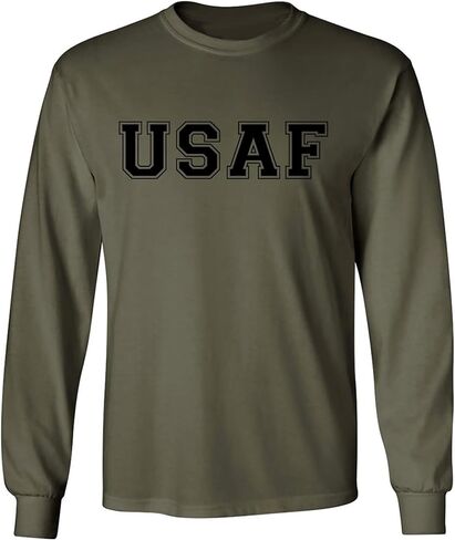 USAF Air Force L/S T-Shirt in Military Green in Saudi Arabia