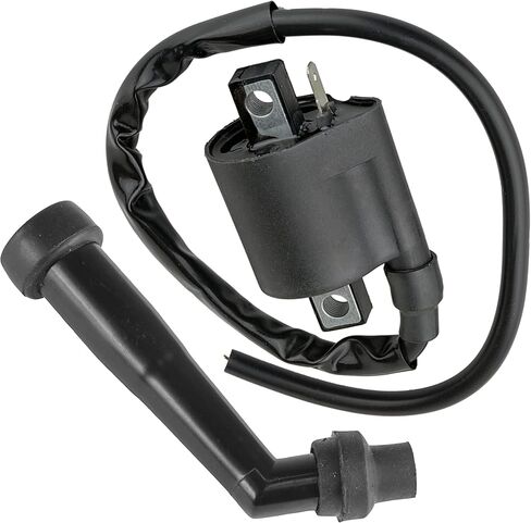 Caltric Ignition Coil with Spark Plug Boot Cap Compatible with Yamaha Grizzly 600 1998 1999 2000 2001 in Saudi Arabia