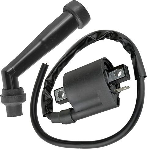 Caltric Ignition Coil with Spark Plug Boot Cap Compatible with Yamaha Grizzly 600 1998 1999 2000 2001 in Saudi Arabia