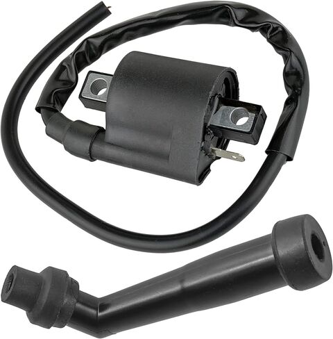 Caltric Ignition Coil with Spark Plug Boot Cap Compatible with Yamaha Grizzly 600 1998 1999 2000 2001 in Saudi Arabia