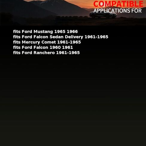 Suspension Control Arm Shaft Kit Front Upper fits Ford Mustang,Ranchero,Falcon Sedan Delivery 1960 1961 1962 1963-1966 fits Mercury Comet 1961-1965 Replacement C3DZ3047A 2 X in Saudi Arabia