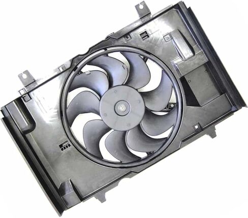 1 PCS Dual Radiator and Condenser Fan Assembly fits Nissan Cube 2009 2010 in Saudi Arabia