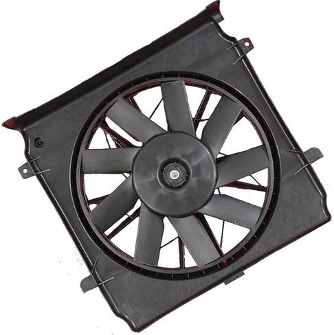 1 x Dual Radiator and Condenser Fan Assembly fits Jeep Liberty 2006 2007 Replacement 5183563AA in Saudi Arabia