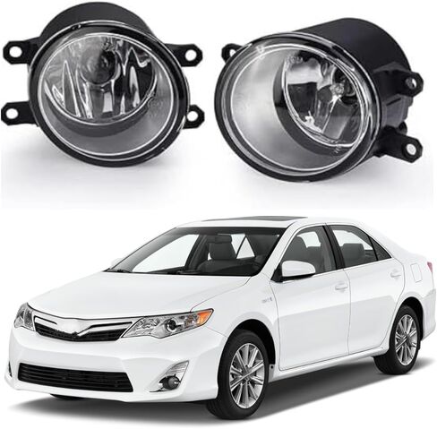 استبدال مجموعة مصابيح الضباب لتويوتا كورولا 2009-2016 كامري لكزس 2007-2014 الجانب الأيسر والأيمن in Kuwait