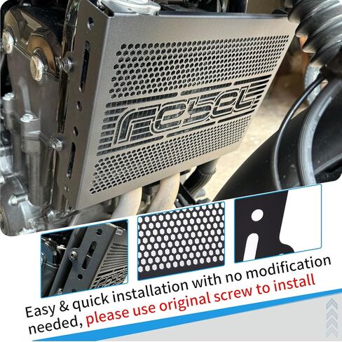 Motorcxycle Rebel 500 CMX Radiator Grille Guard Protector Grill Cover Protection Net fit for HO&N&DA Rebel CMX 500 CMX500 CMX 300 CMX250 Accessories 2017-2025 in Saudi Arabia