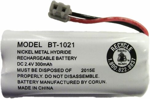 BT-1021 BBTG0798001 2.4V DC 300-mAh Rechargeable Battery for Cordless Phone - 5 Pack in Saudi Arabia