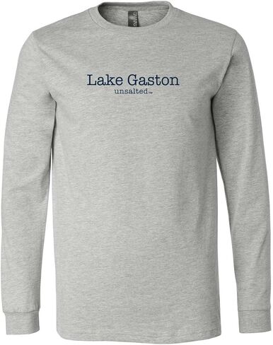 تي شيرت Lake Gaston Unsalted Modern Fit بأكمام طويلة للجنسين in Kuwait