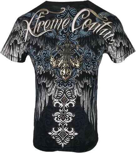 Xtreme Couture by Affliction Men T-Shirt Sinner Tattoo Biker in Saudi Arabia