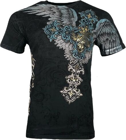 Xtreme Couture by Affliction Men T-Shirt Sinner Tattoo Biker in Saudi Arabia