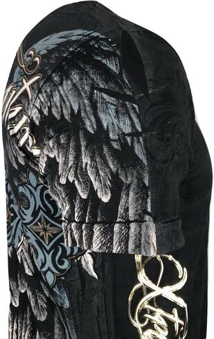 Xtreme Couture by Affliction Men T-Shirt Sinner Tattoo Biker in Saudi Arabia