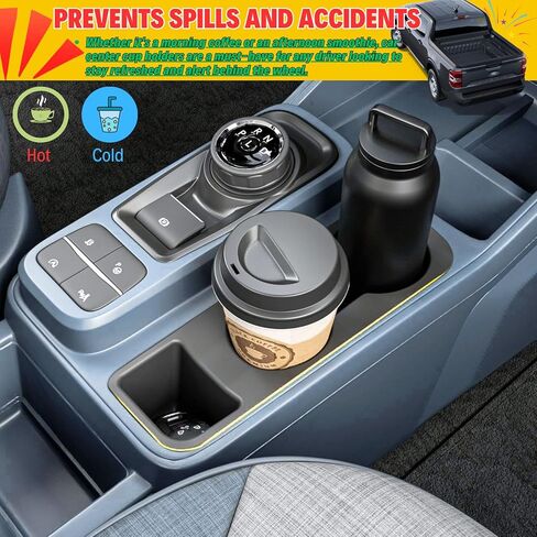 4PCS Front Rear Door Handle Storage for 2025 2024 2023 2022 Ford Maverick Hybrid XLT Car Door Side Organizer Trays Pocket Inserts Interior Accessories - Black TPE with Rubber Liner in Kuwait