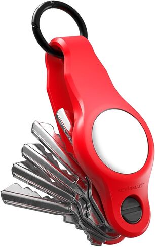 KeySmart Air - Premium Keychain Key Holder Compatible with Apple AirTag, 5 Key Organizer Keychain, Air Tags Not Included in Saudi Arabia