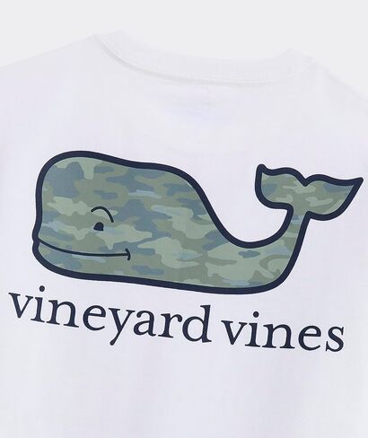 Vineyard Vines Boys' Boys' Whale Camo Fill Short-Sleeve Pocket Tee in Saudi Arabia