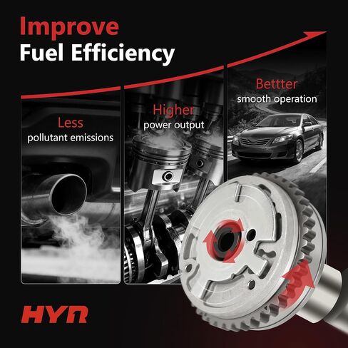 HYR مدخل وعادم محرك عمود الحدبات فيزر VVT ترس ضرس مناسب لموديلات تشيفي جي إم سي كاديلاك وبويك - إكوينوكس إمبالا ترافيرس كامارو تيرين ATS Enclave Allure، V6 3.0L 3.6L، #12626160، 12626161 in Kuwait