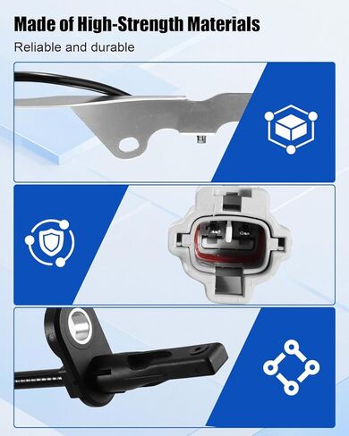 2Pcs Rear ABS Wheel Speed Sensor Fit for Subaru Outback 2010 2011 2012 2013 2014 2.5L 3.6L Replace 27540AJ04A 27540AJ040 ALS1990 5S12803, Left and Right in Saudi Arabia