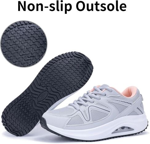 Autper Plantar Fasciitis Shoes Women Walking Arch Support Tennis Casual Athletic Nurse Orthotic Sneakers for Foot Pain Relief in Saudi Arabia
