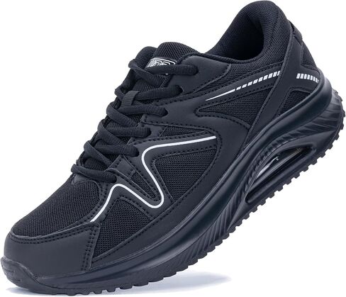 Autper Plantar Fasciitis Shoes Women Walking Arch Support Tennis Casual Athletic Nurse Orthotic Sneakers for Foot Pain Relief in Saudi Arabia