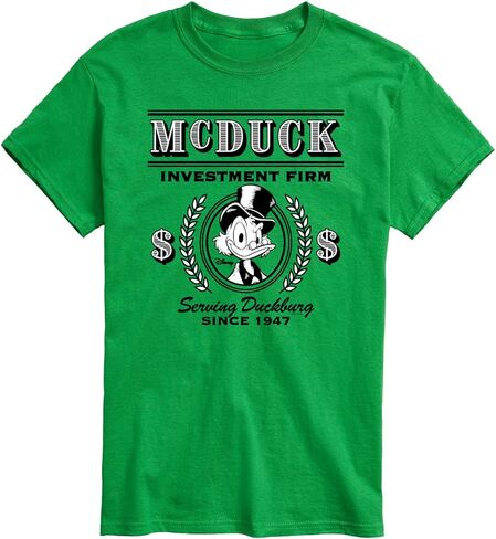 Duck Tales - McDuck Investment Firm - تي شيرت رجالي برسومات بأكمام قصيرة in Saudi Arabia
