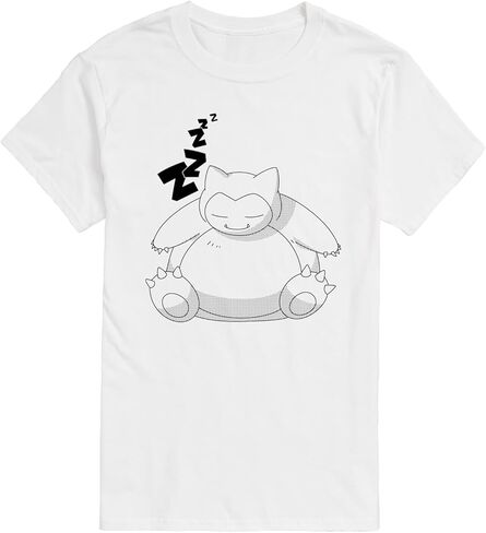 Pokémon - Snorlax Zzz - تي شيرت رجالي برسومات بأكمام قصيرة in Saudi Arabia