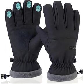Winter Gloves Men Women Waterproof Touchscreen - Thermal Ski Snow Gloves Warm Insulated for Cold Weather Skiing Snowboarding Cycling Running Hiking Outdoor Work Fleece Lined Anti Slip in Saudi Arabia